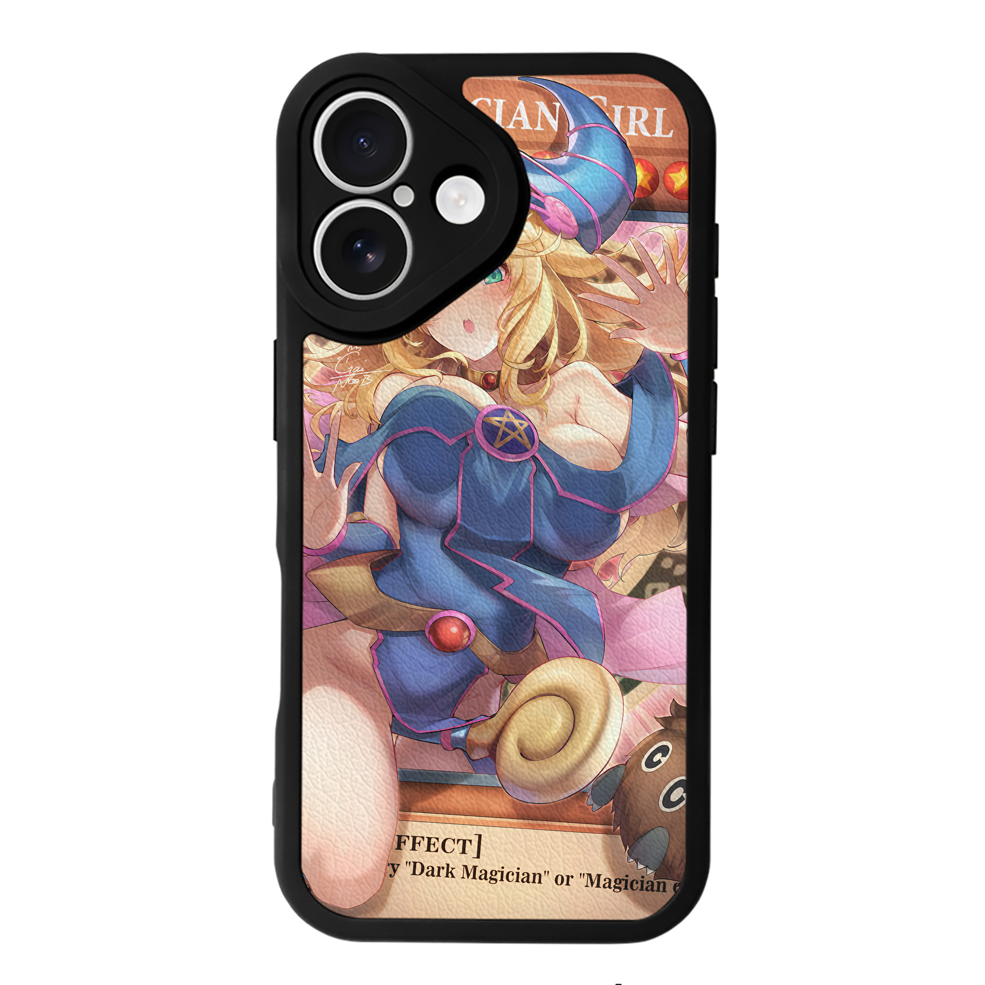 （画像用） 遊☆戯☆王 Yu-Gi-Oh! 【iPhone 16シリーズ対応】シリコンスマホケース（レザー調） 材質：シリコン